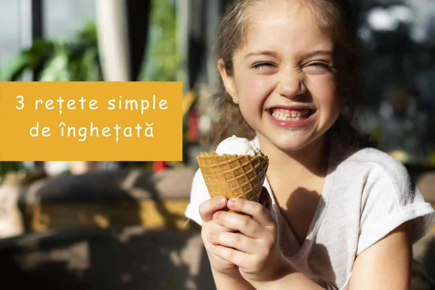 3 rețete simple de înghețată