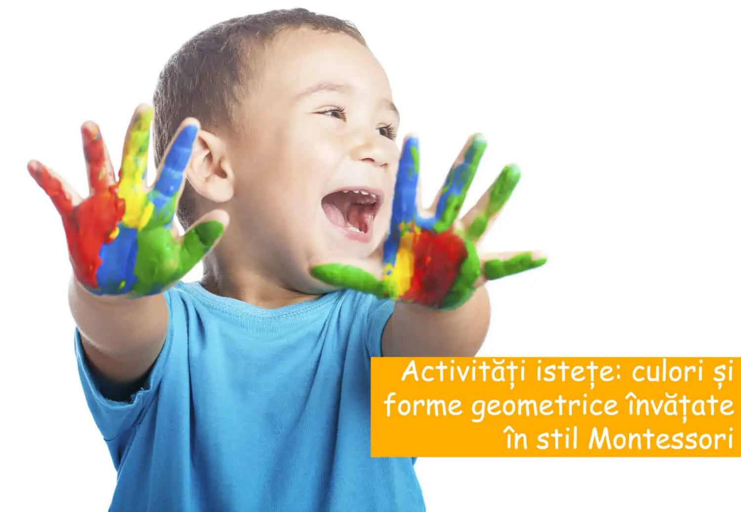 Activități istețe: culori și forme geometrice învățate în stil Montessori