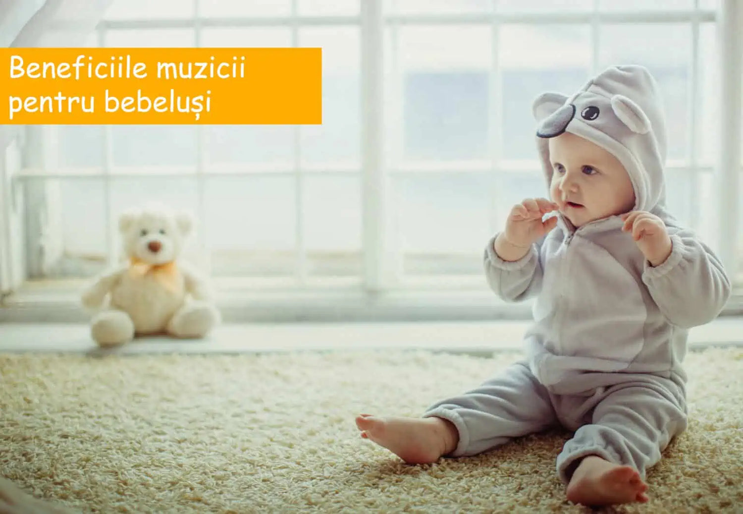 Beneficiile muzicii pentru bebeluși