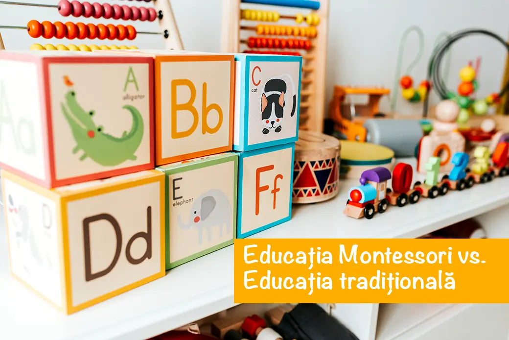 Educația Montessori vs. Educația tradițională