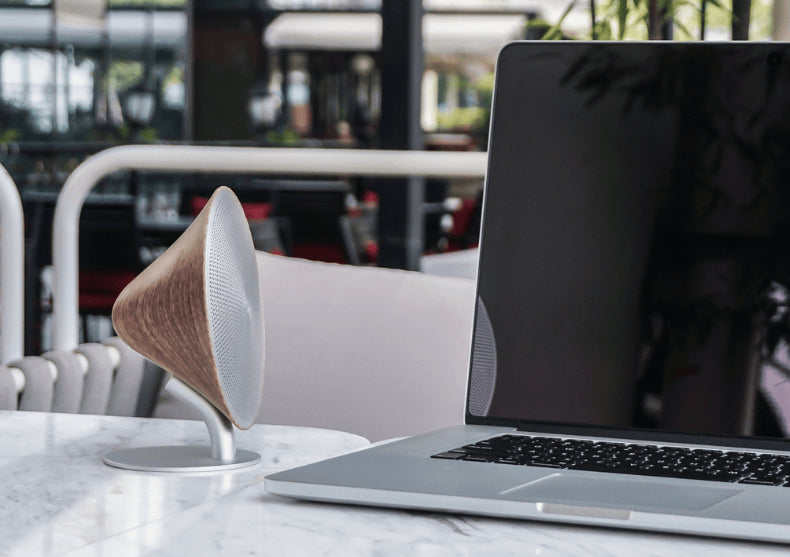Boxa bluetooth - Mini Halo One - Lemn de nuc