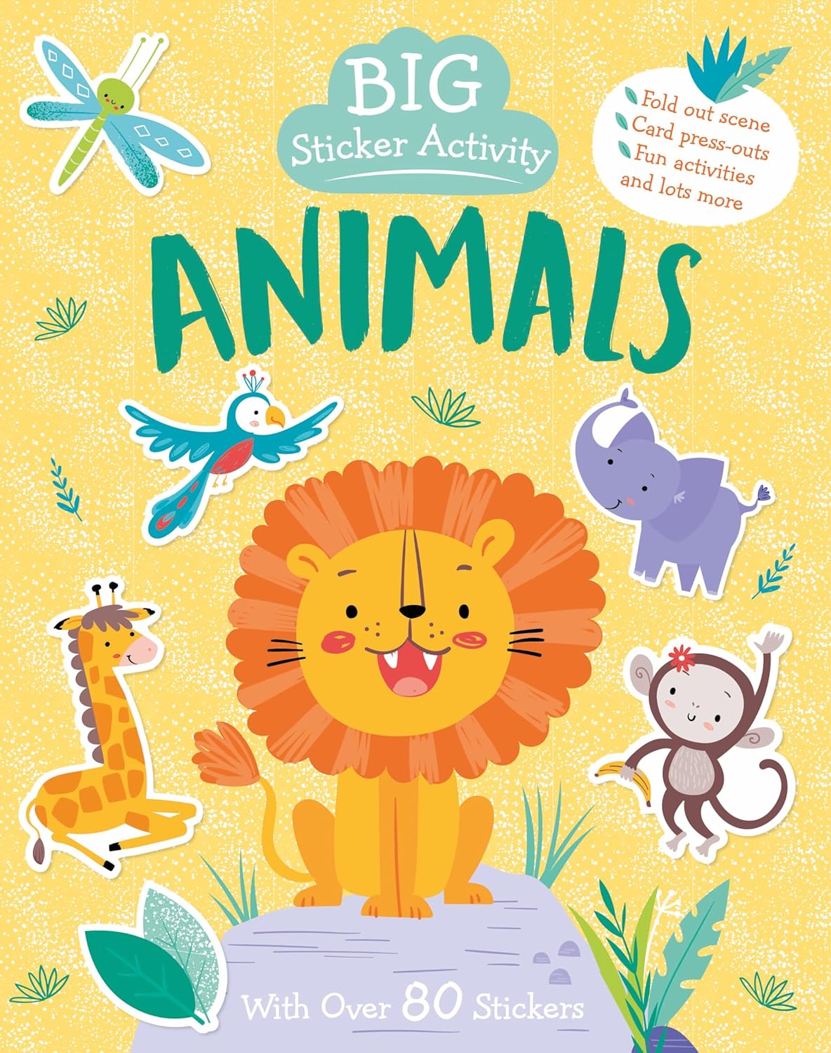 Carte pentru copii, NPP, Wild Animals (Big Sticker Activity, 3+ ani
