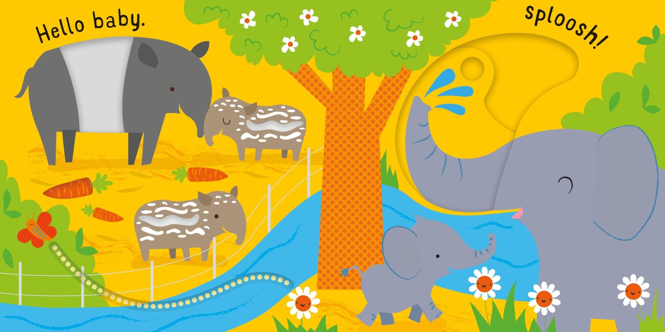 Carte senzoriala - Slide and See Zoo, Usborne, + 6 luni