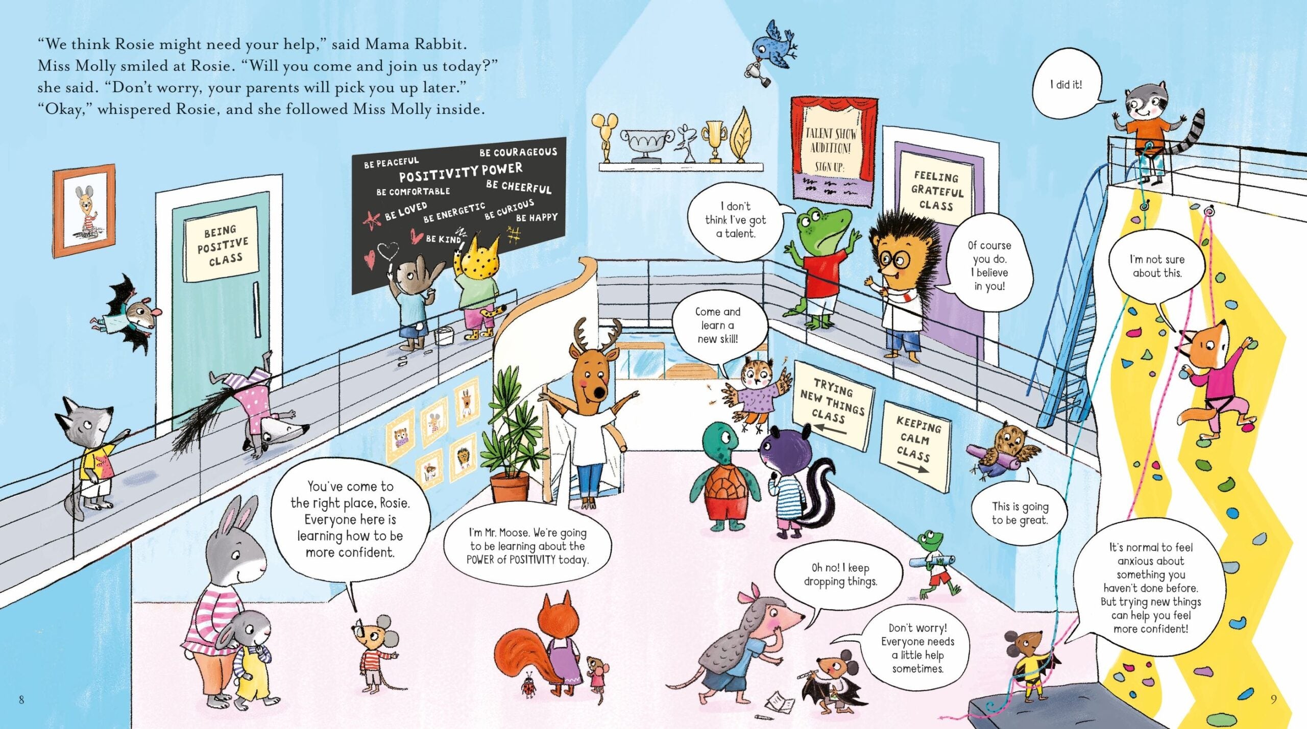 Carte pentru copii, Usborne, Miss Molly's School of Confidence, 4+ ani