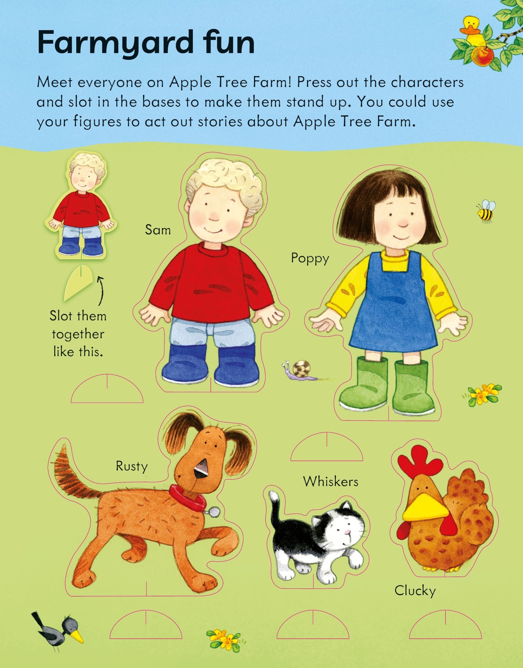 Carte pentru copii, Usborne, Poppy and Sam's Big Activity Book, 3+ ani