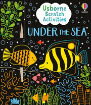 Carte pentru copii, Usborne, Usborne Scratch Activities Under the Sea, 6+ ani