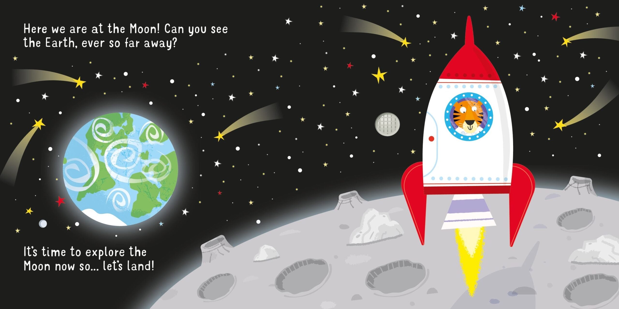 Carte pentru copii, Usborne, Let's go on a Rocket!, 1+ ani