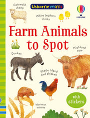 Carte pentru copii, Usborne, Farm Animals to Spot, 6+ ani