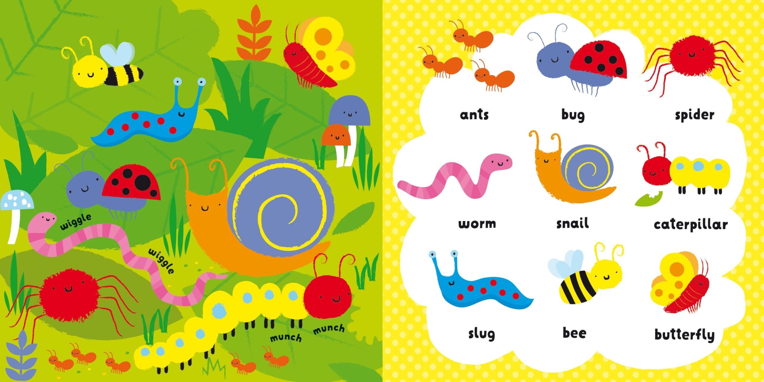Carte pentru copii, Usborne, My First Words Animals, 12+ luni