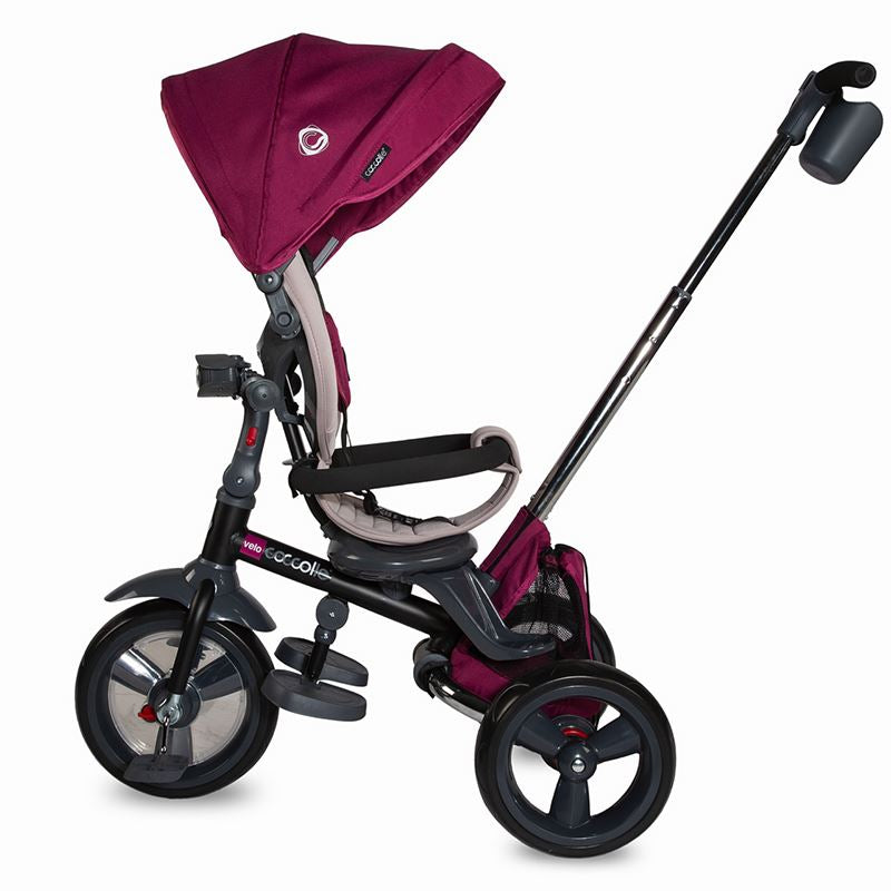 TRICICLETA MULTIFUNCTIONALA COCCOLLE 4IN1 CU SEZUT REVERSIBI Violet