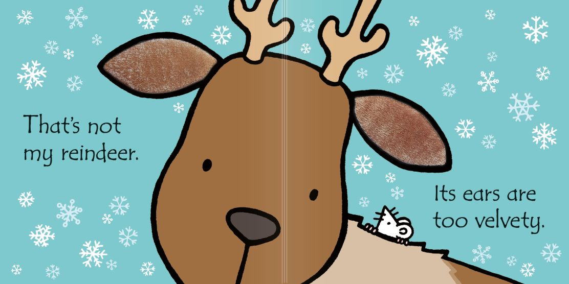 Carte pentru copii, Usborne, That's not my reindeer, +0 luni
