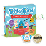 Carte pentru copii, Ditty Bird, Happy Birthday, 6+ luni