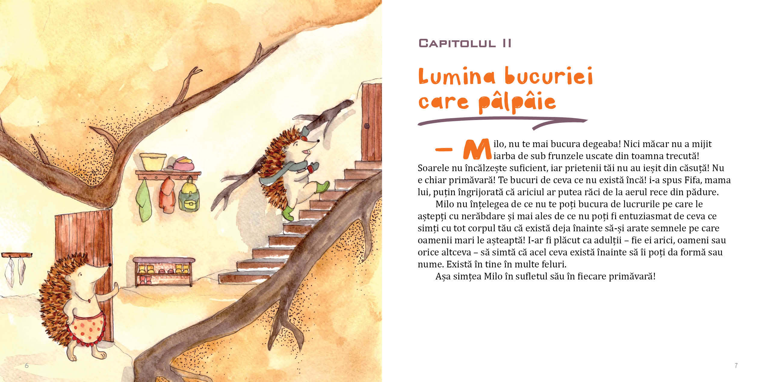 Carte pentru copii, Monica Mereuta, Milo prin lumina bucuriei si valea tristetii, 3+ ani