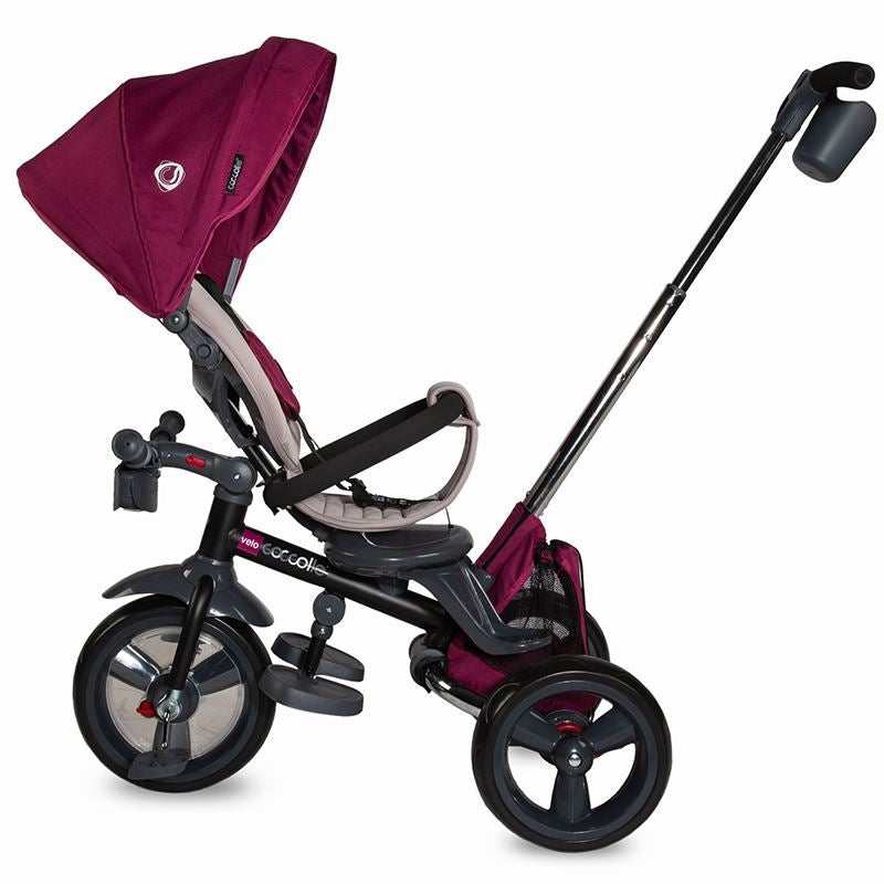 TRICICLETA MULTIFUNCTIONALA COCCOLLE 4IN1 CU SEZUT REVERSIBI Violet
