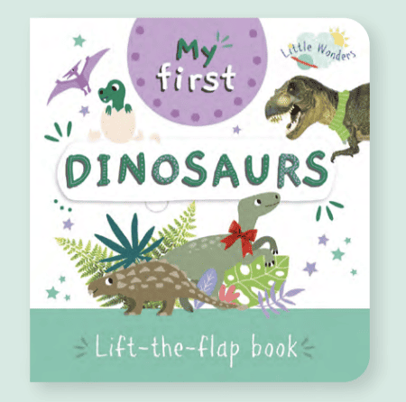 Carte Lift The Flap - Little Wonders - Dinosaurs