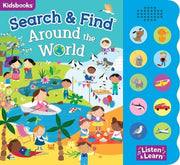 Carte cu sunete, NPP, Search & Find Around the World, 2+ ani