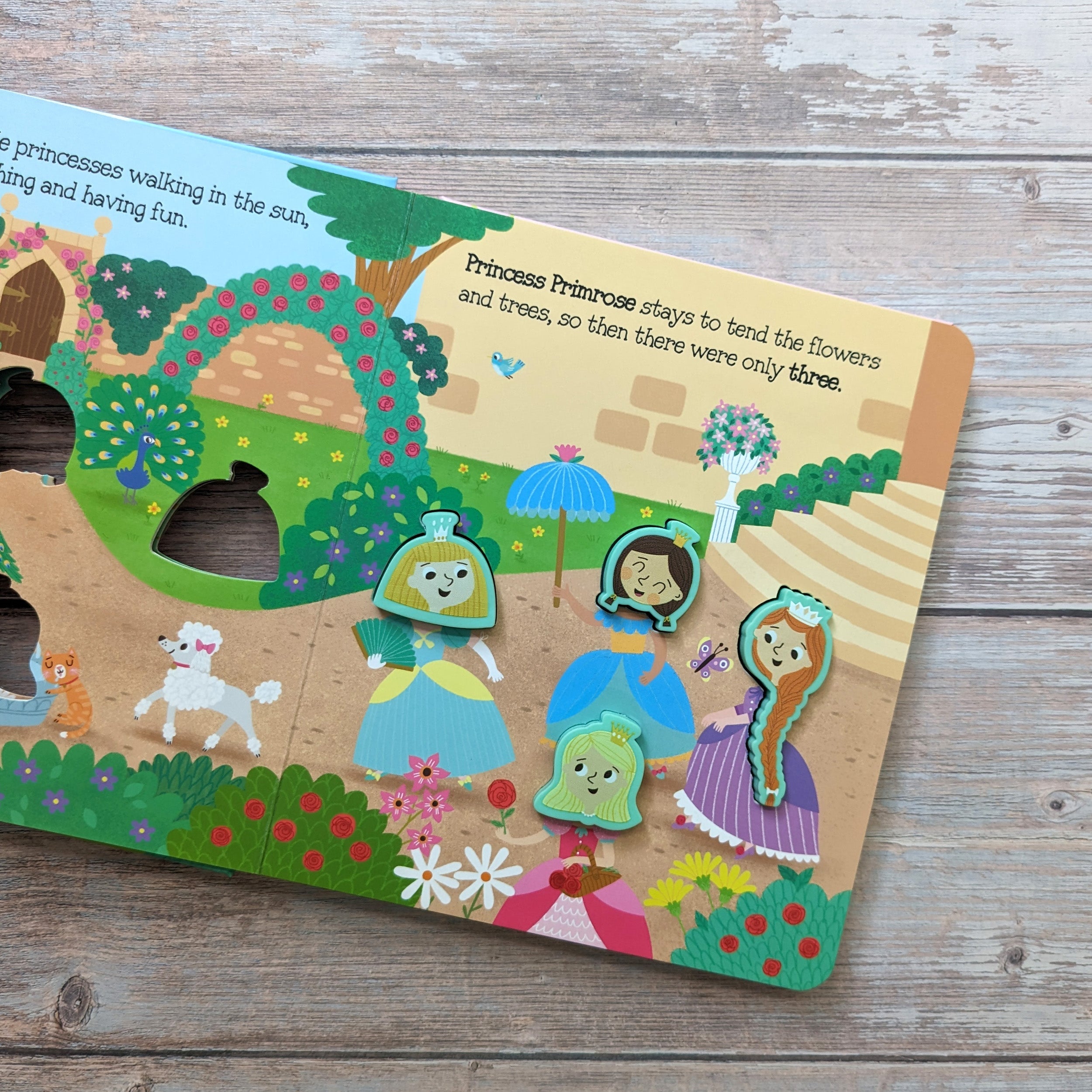 Carte pentru copii, NPP, 5 Little Princesses - Children's Touch & Feel Silicone Book, 1+ ani