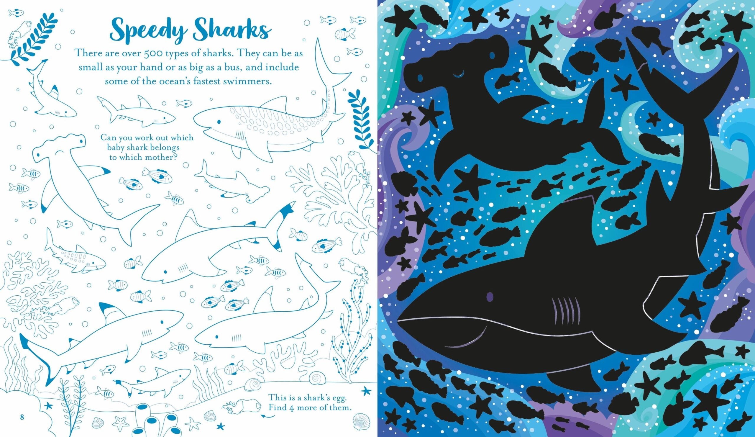 Carte pentru copii, Usborne, Usborne Scratch Activities Under the Sea, 6+ ani