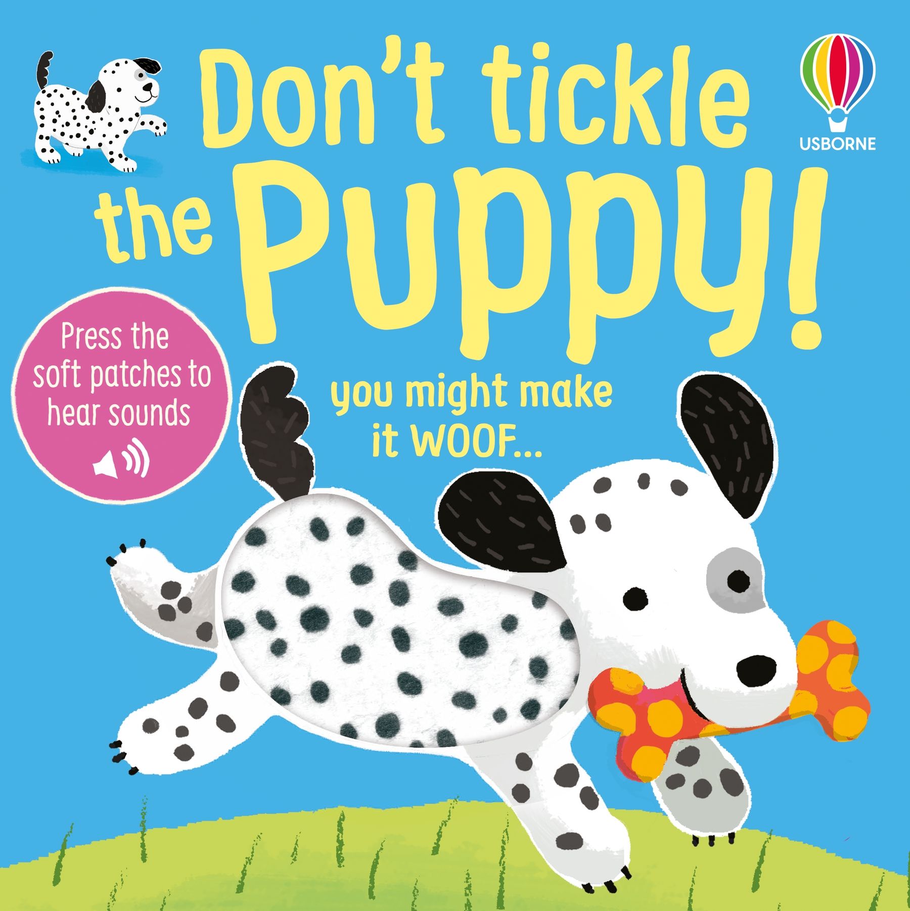 Carte senzoriala - Don't Tickle the Puppy, Usborne, + 6 luni