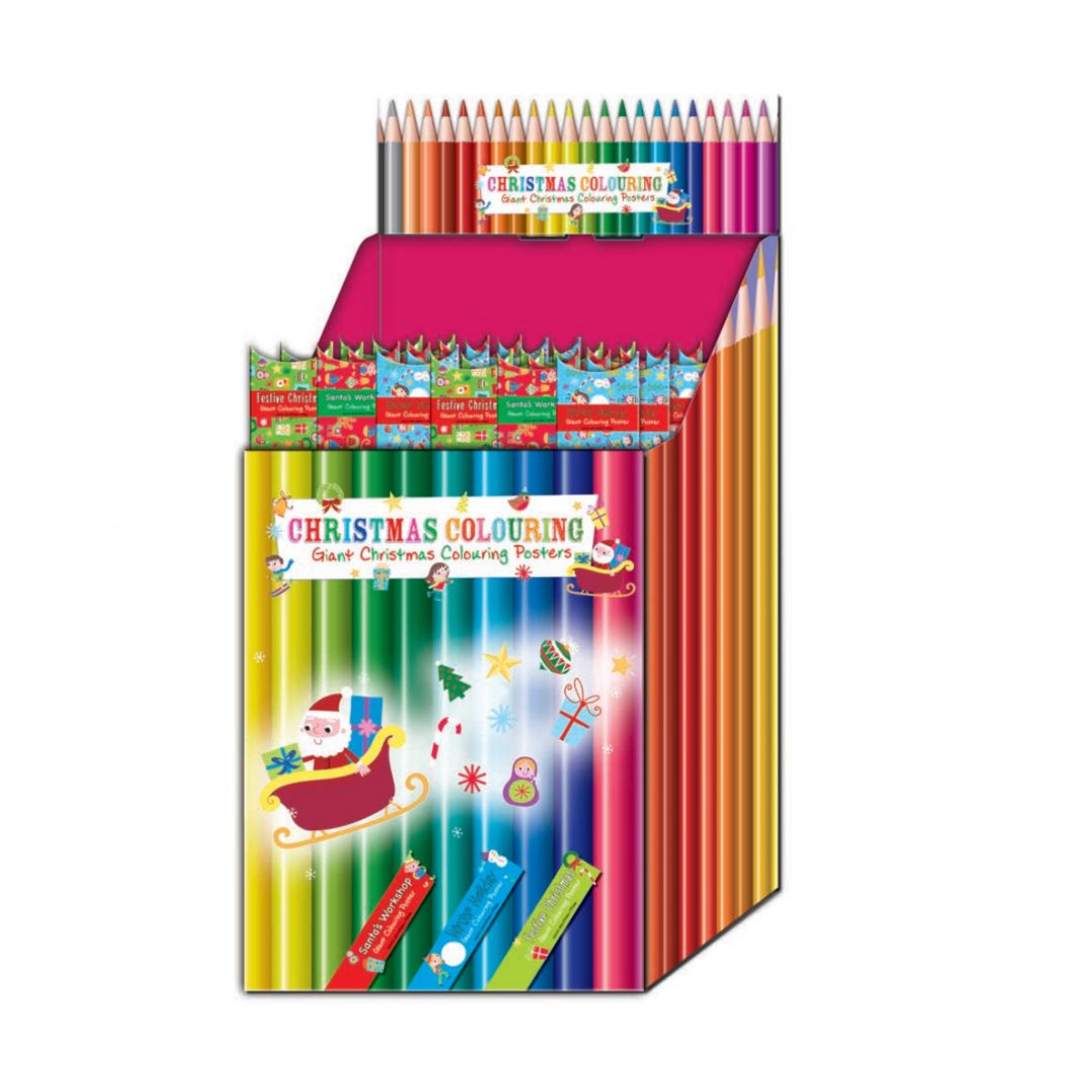Poster uriaș de colorat – Magia Crăciunului