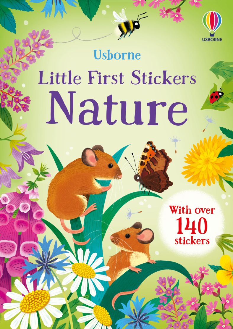 Carte pentru copii, Usborne, Little First Stickers Nature, 3+ ani