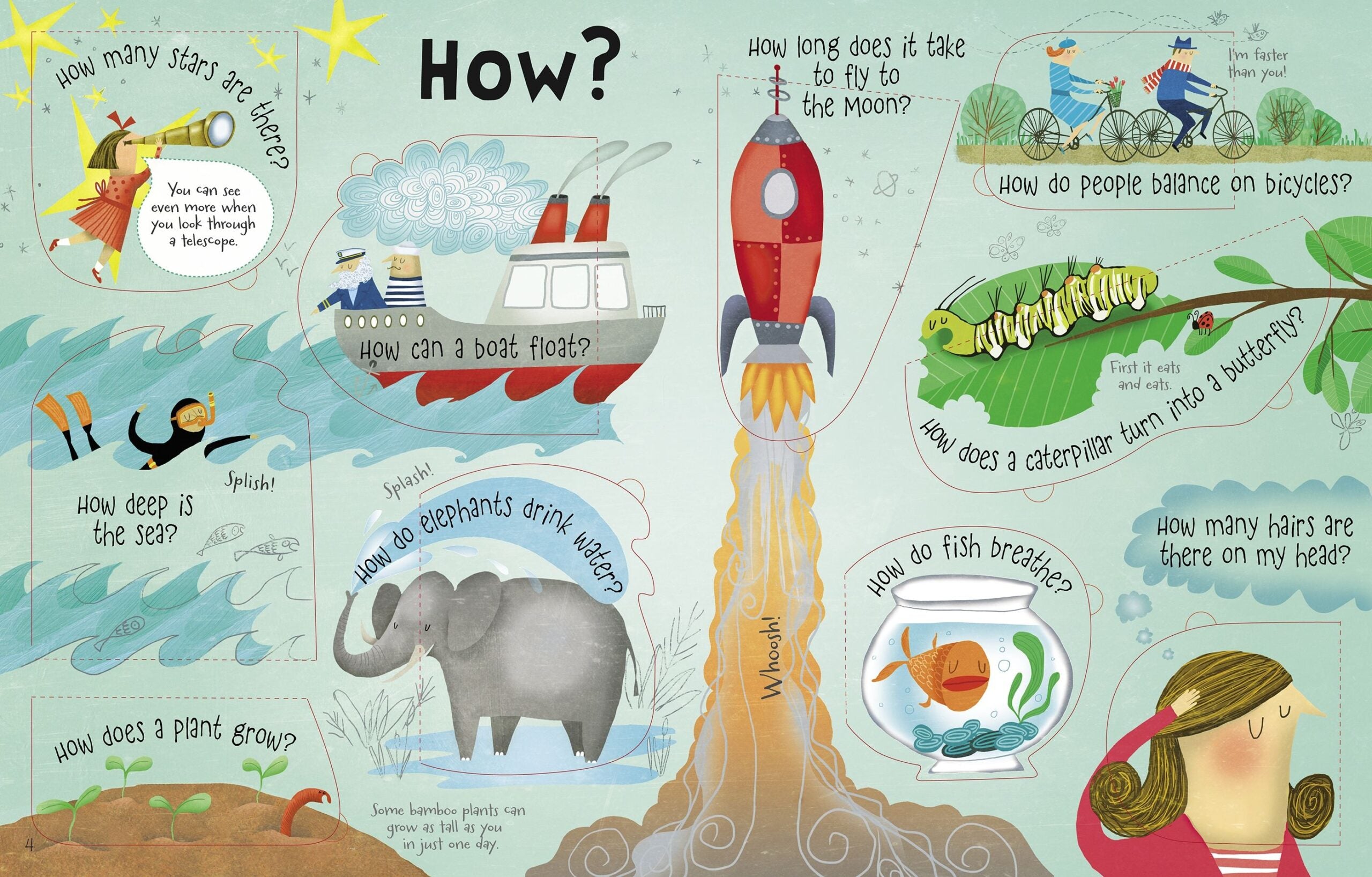 Carte Întrebări și răspunsuri cu clapete - Usborne
