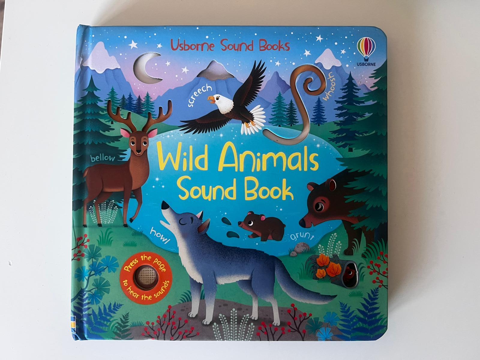 Resigilat - Wild Animals Sound Book – Carte cu sunetele animalelor salbatice