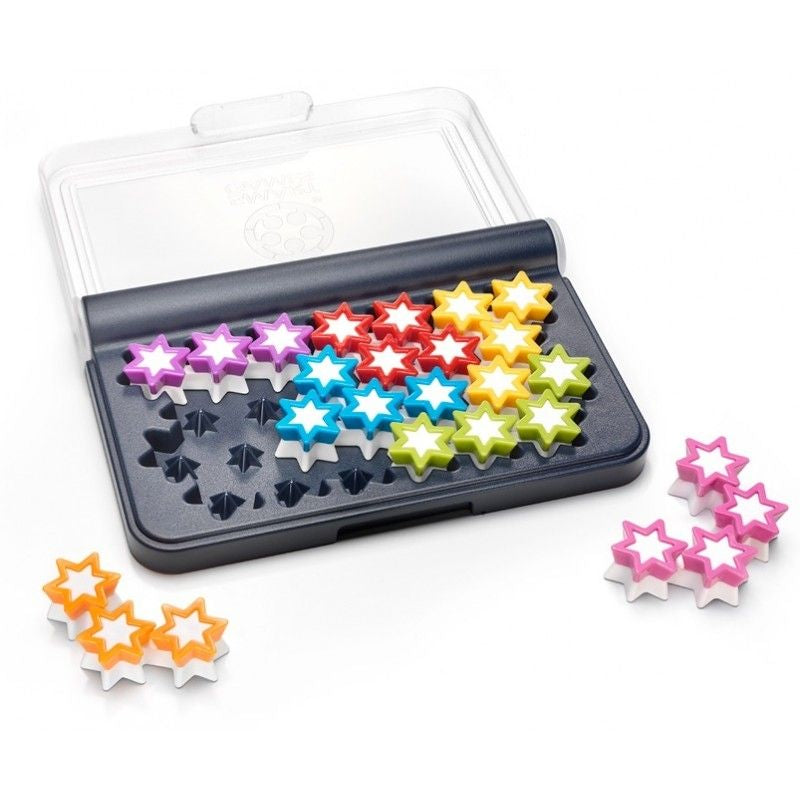 Smart Games - IQ Stars, joc de logica cu 120 de provocari, 6+ ani