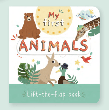 Carte Lift The Flap - Little Wonders - Animals