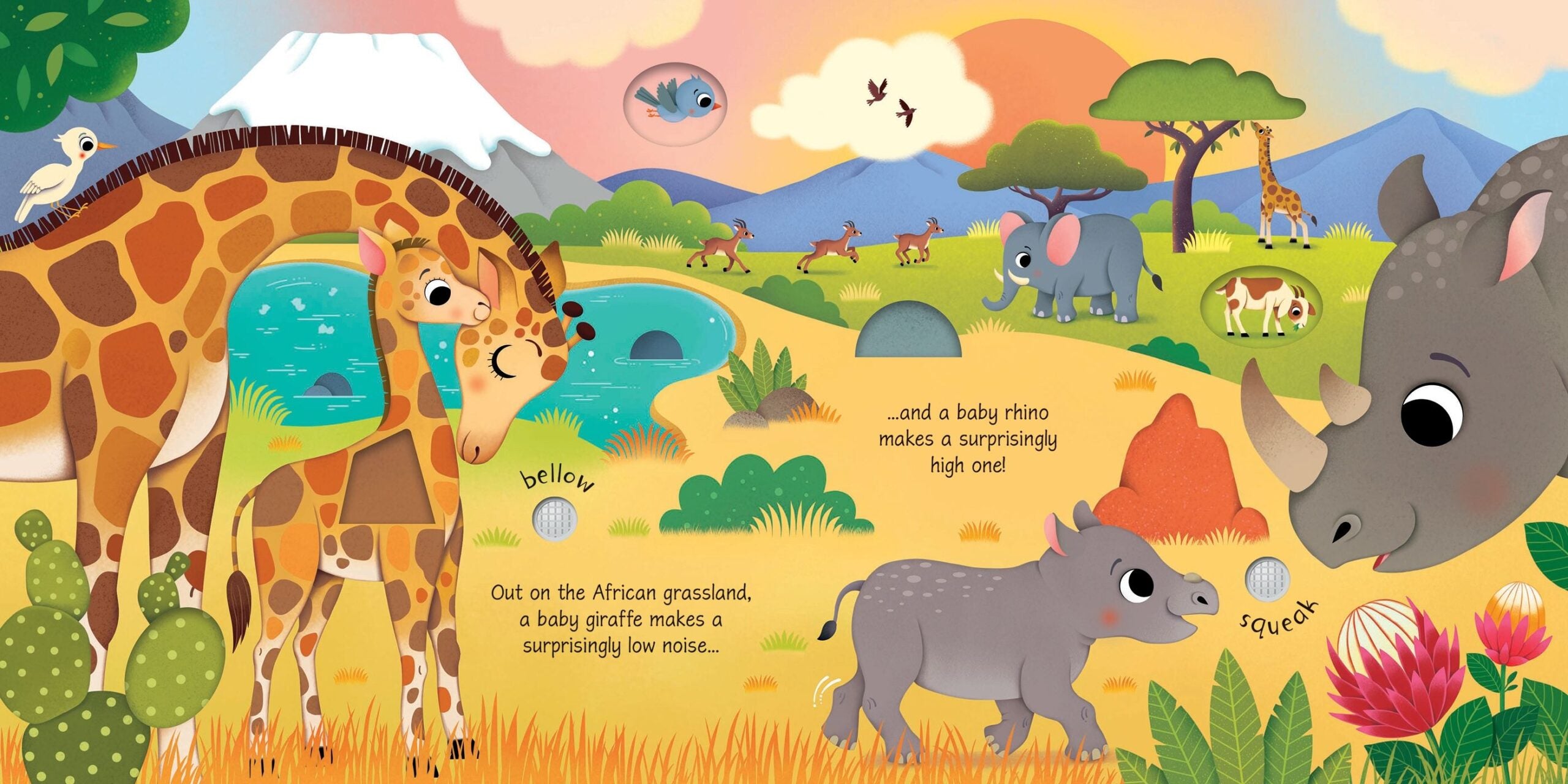 Carte pentru copii, Usborne, Baby Animal Sounds, 0+ ani
