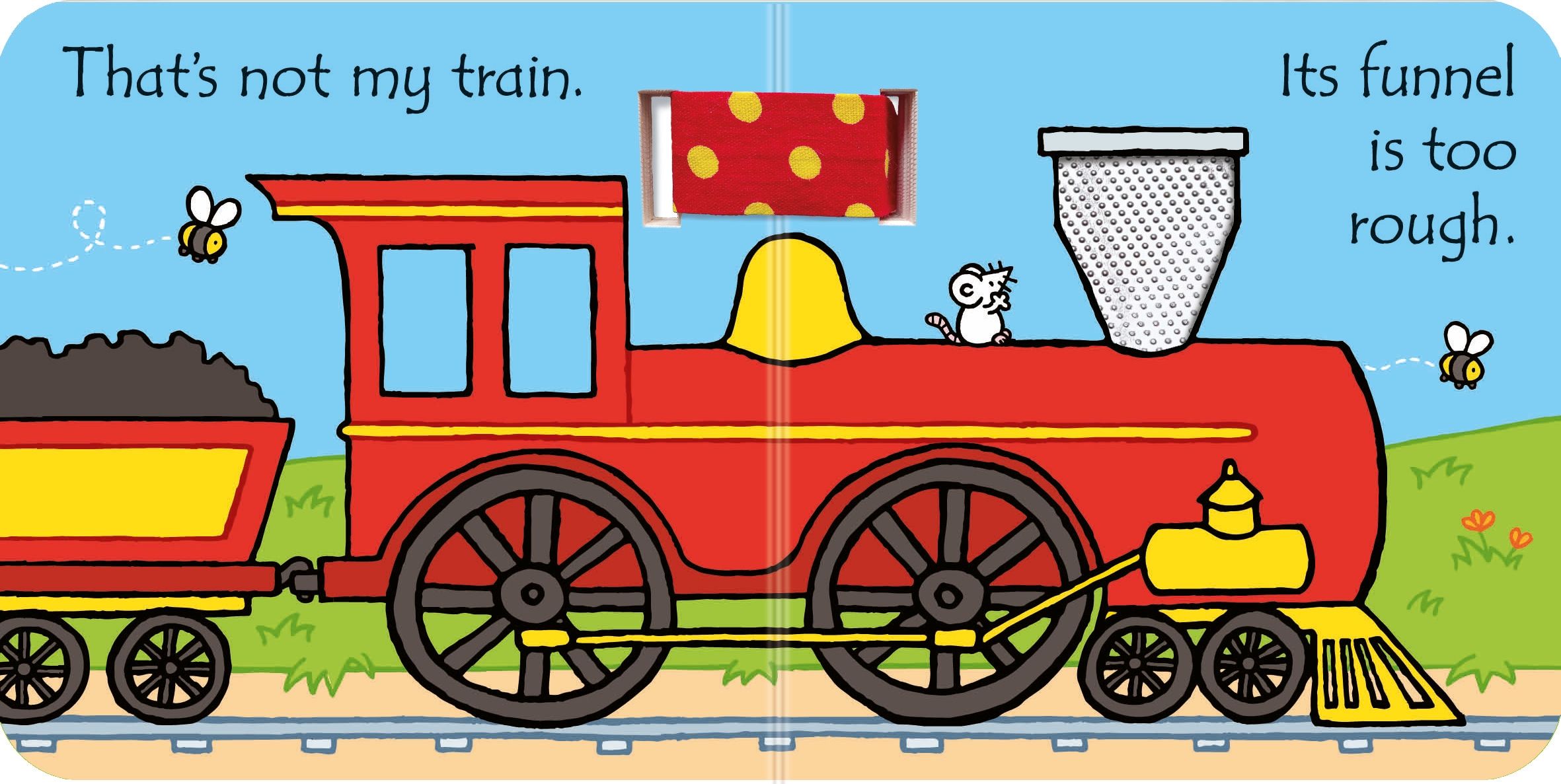 That's not my train... buggy book, Usborne, + 6 luni