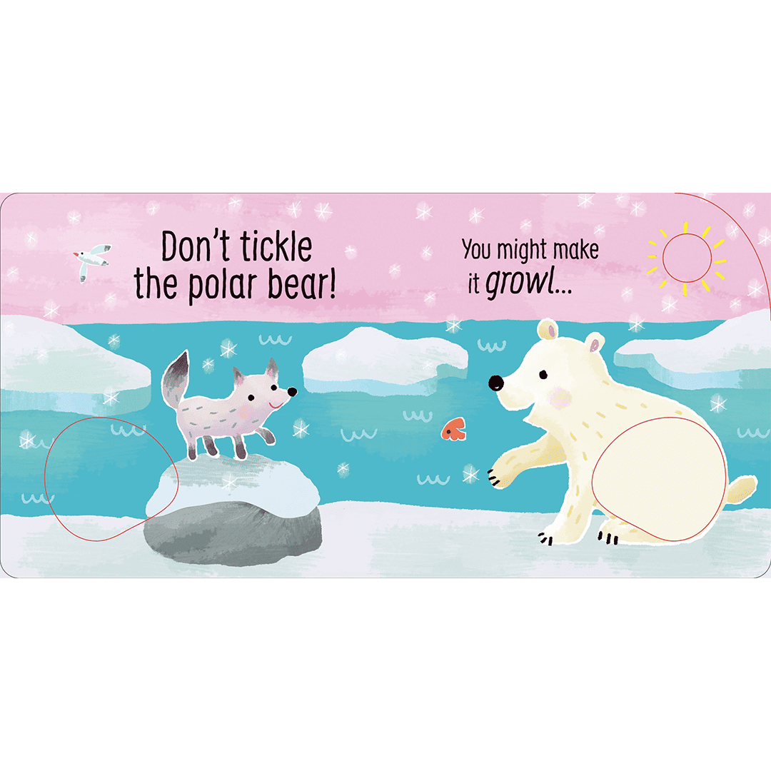 Don’t tickle the polar bear! – Carte senzoriala cu sunetele ursului polar