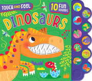 Carte cu sunete, NPP, Touch and Feel Dinosaurs, 1+ ani