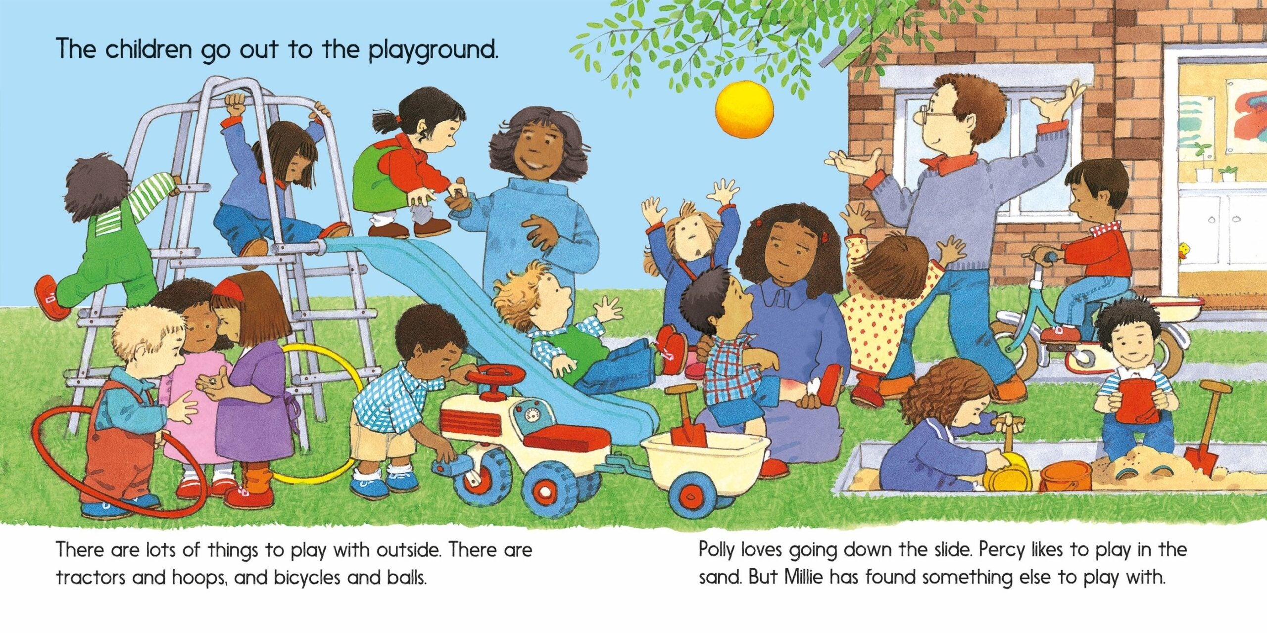 Carte pentru copii, Usborne, Going to School, 2+ ani