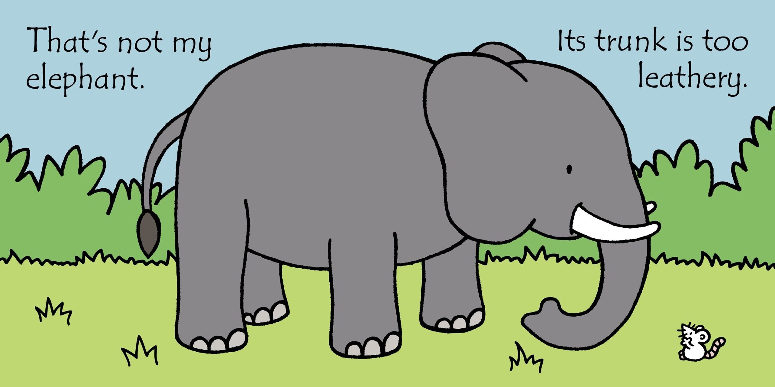 Carte pentru copii, Usborne, That's not my elephant, 3+ luni