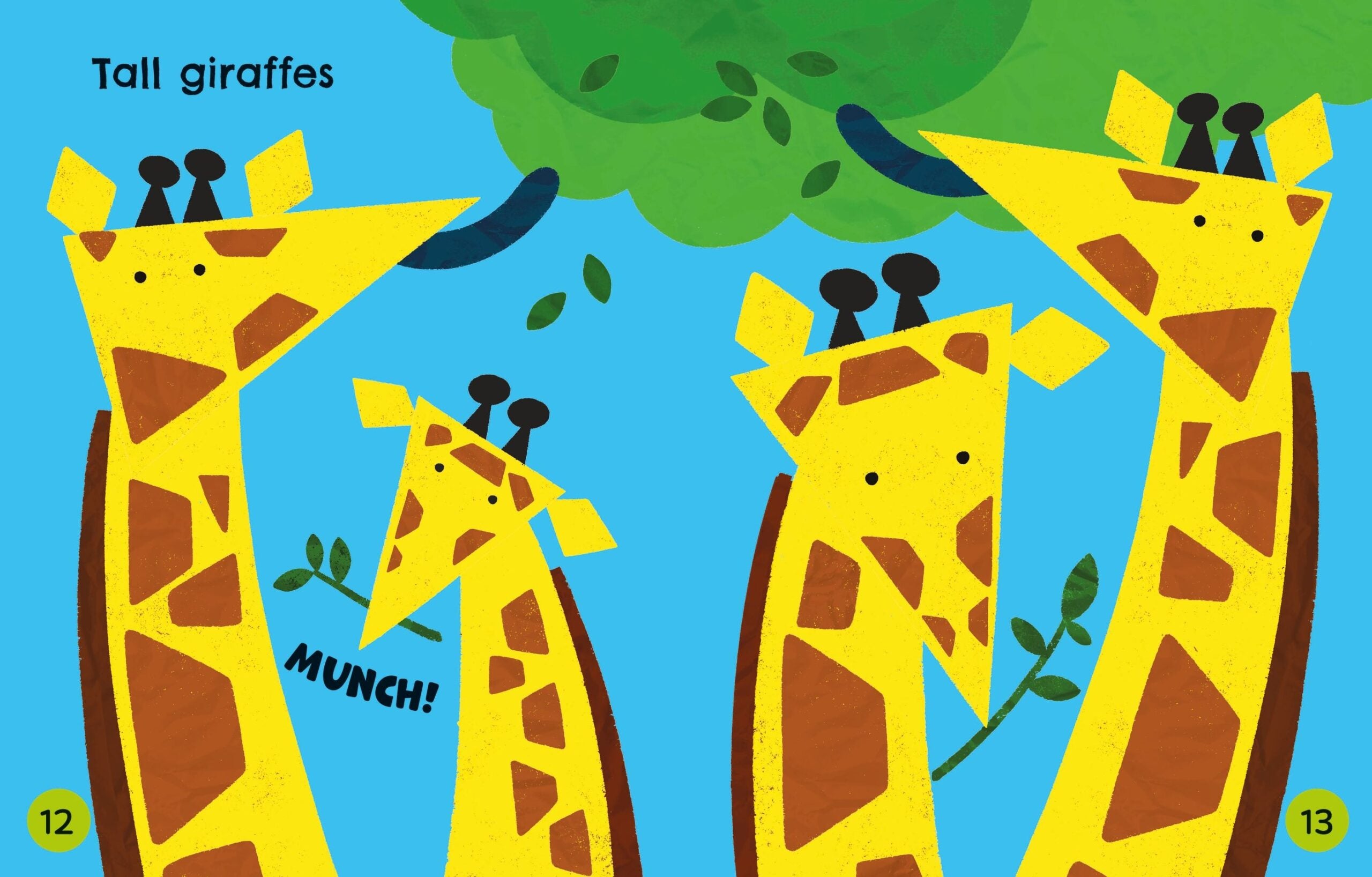Carte pentru copii, Usborne, Cut and Stick Animals, 3+ ani