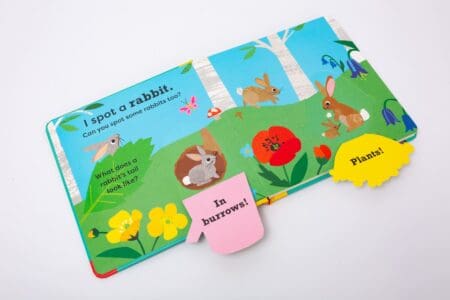 Carte cu clapete pentru copii mici - National Trust: My Very First Spotter's Guide: I Spot A Rabbit, Nosy Crow, + 1 an