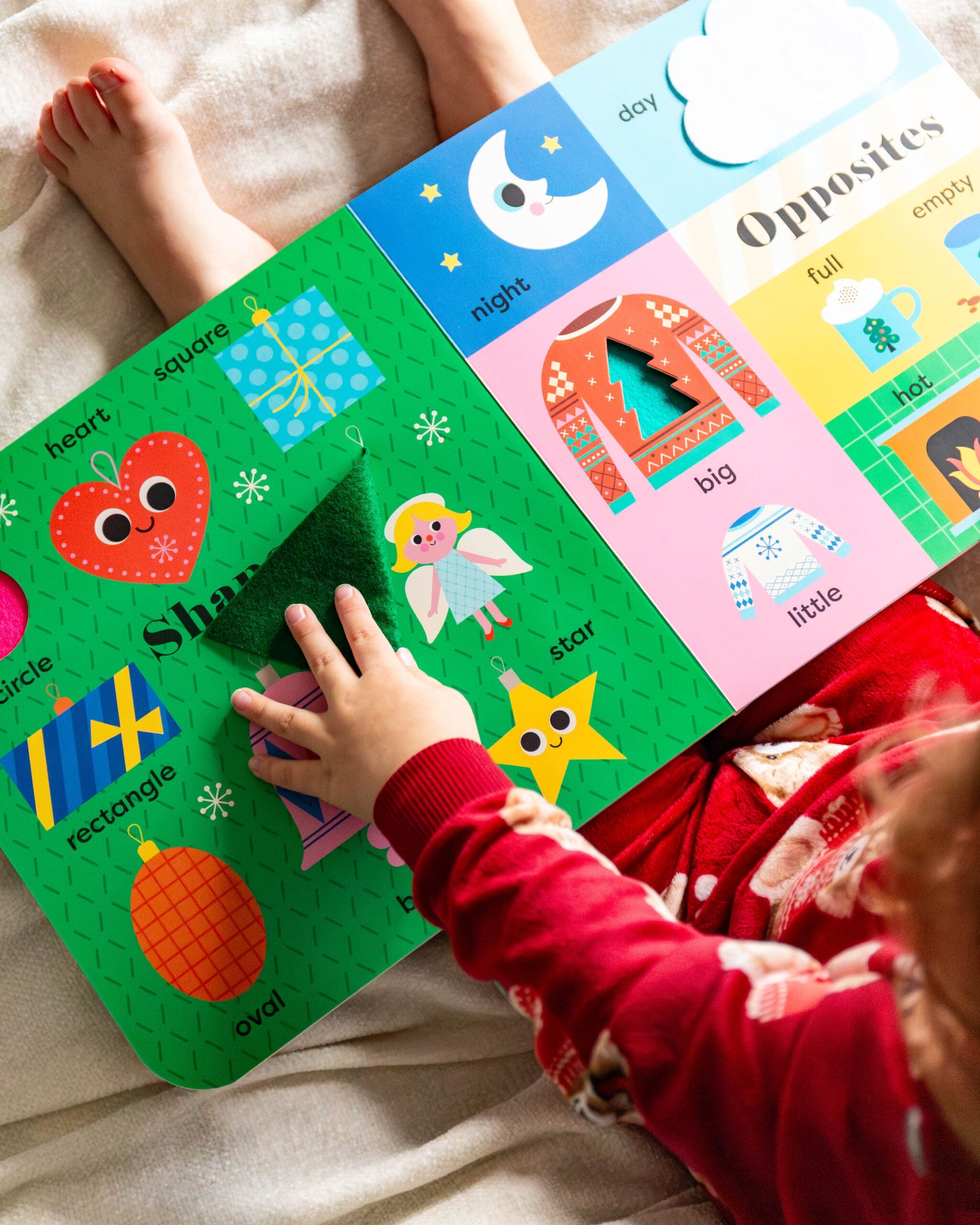 Carte cu activitati pentru bebelusi - My BIG Playbook: Christmas, Nosy Crow, + 6 luni