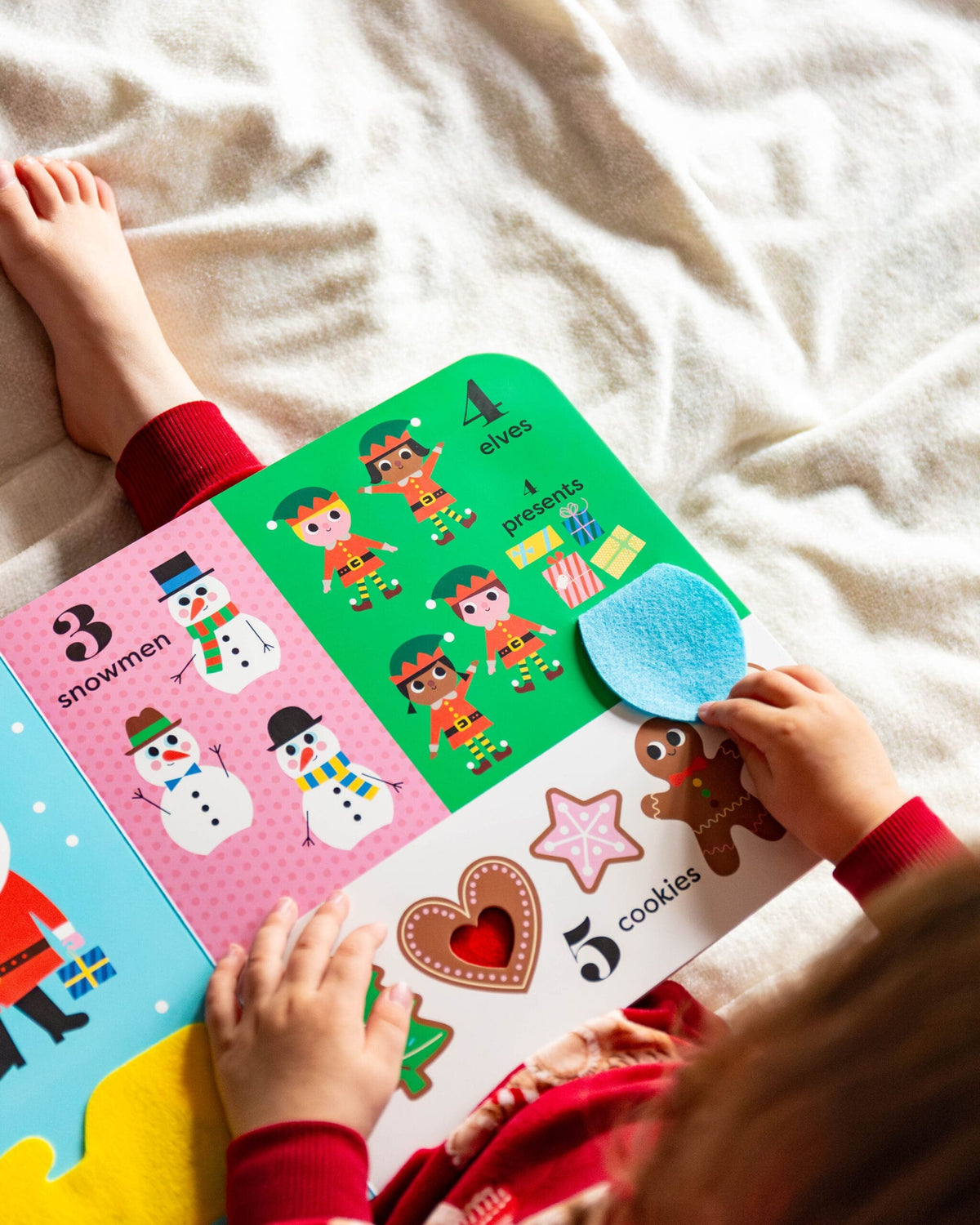 Carte cu activitati pentru bebelusi - My BIG Playbook: Christmas, Nosy Crow, + 6 luni