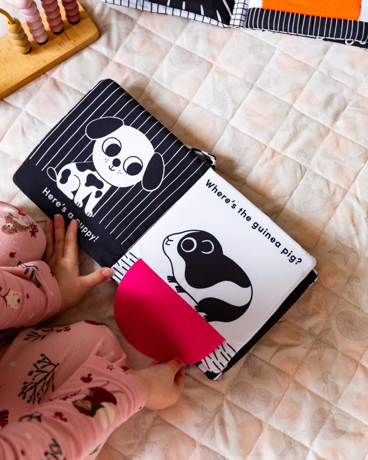 Carte din material textil pentru bebelusi - Baby's First Cloth Book: Cuddly Cat, Nosy Crow, + 6 luni