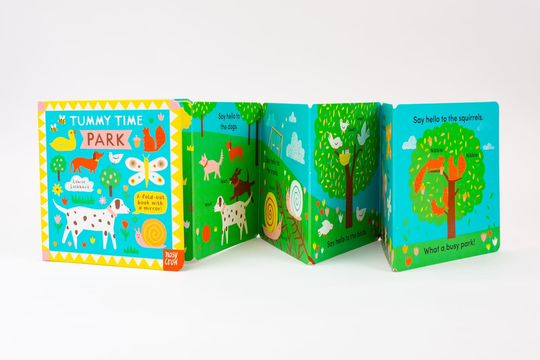 Carte senzoriala pentru bebelusi - Tummy Time: Park, Nosy Crow, + 0 luni