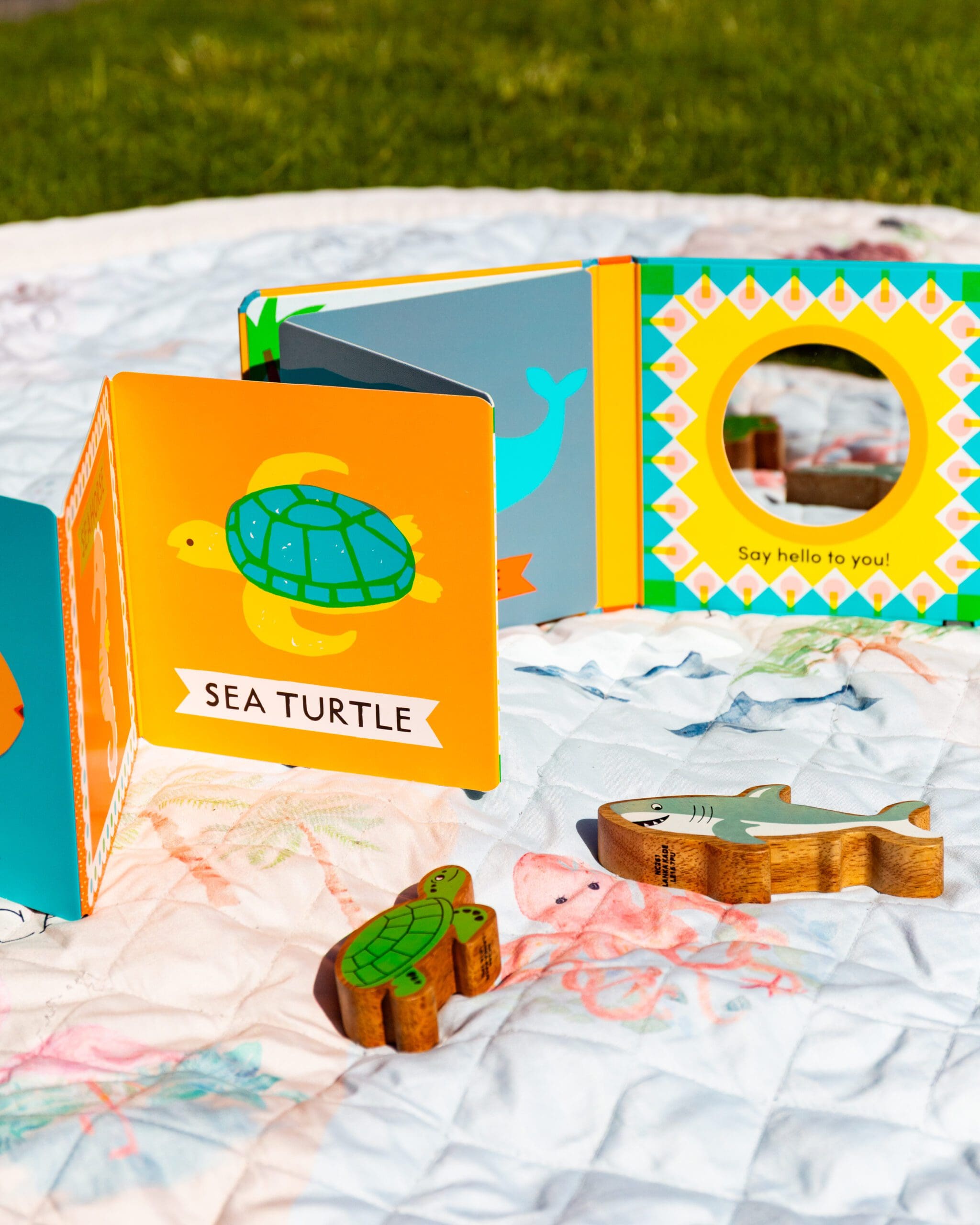 Carte senzoriala pentru bebelusi - Tummy Time: Ocean, Nosy Crow, + 0 luni