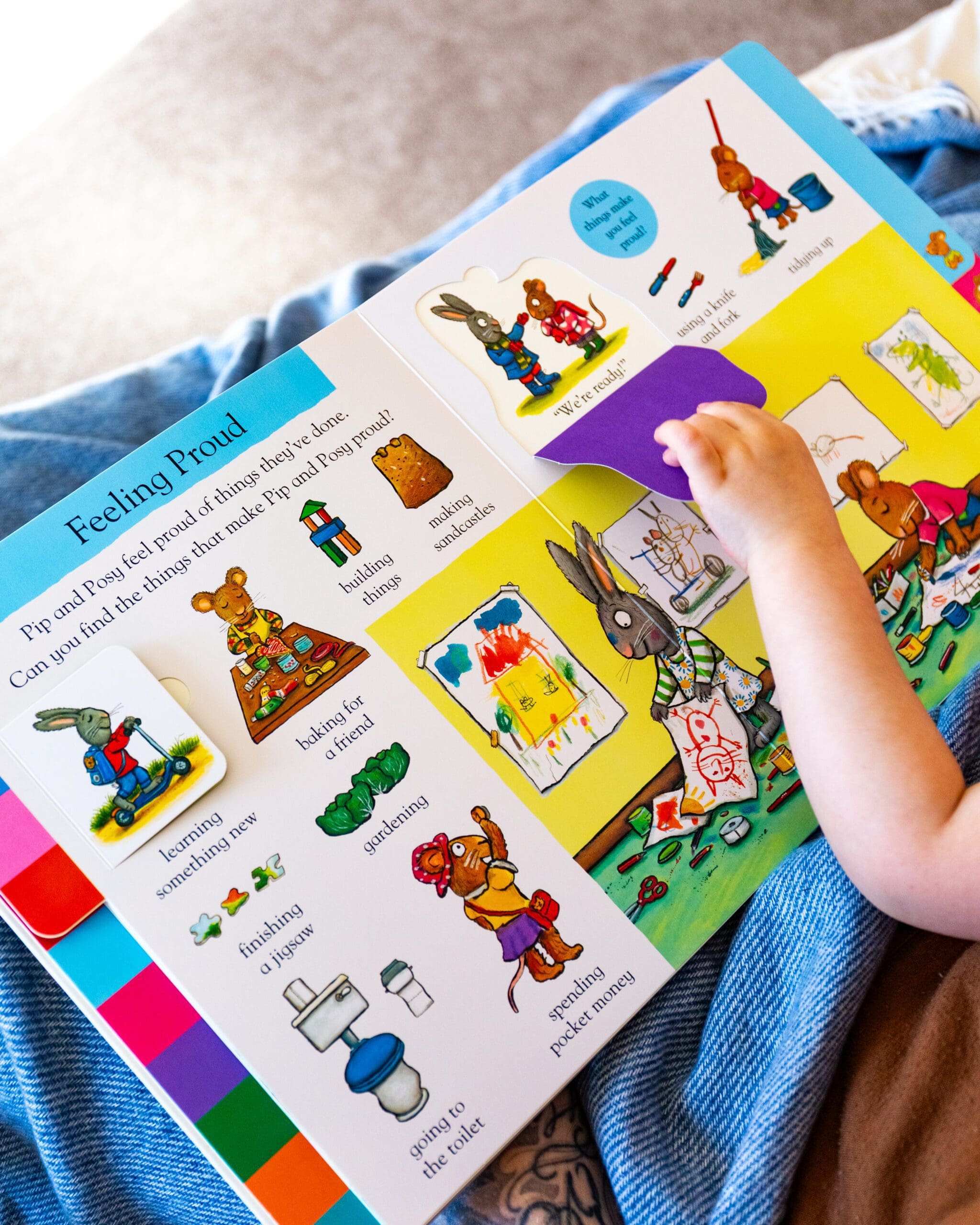 Carte cu clapete pentru copii - Pip and Posy's Big Book of Feelings, Nosy Crow, + 2 ani