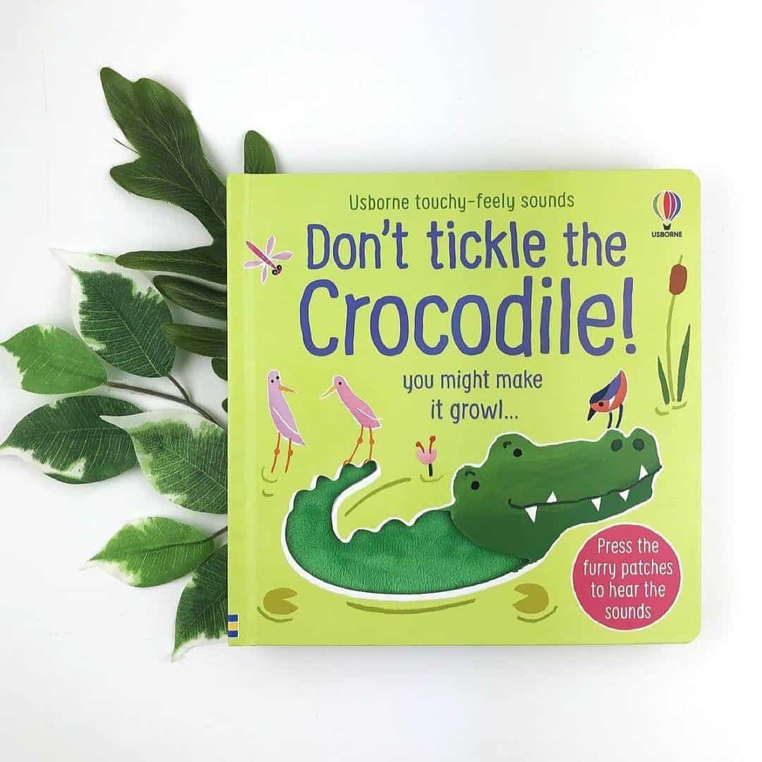 Don't tickle the crocodile!  – Carte senzoriala cu sunetele crocodilului