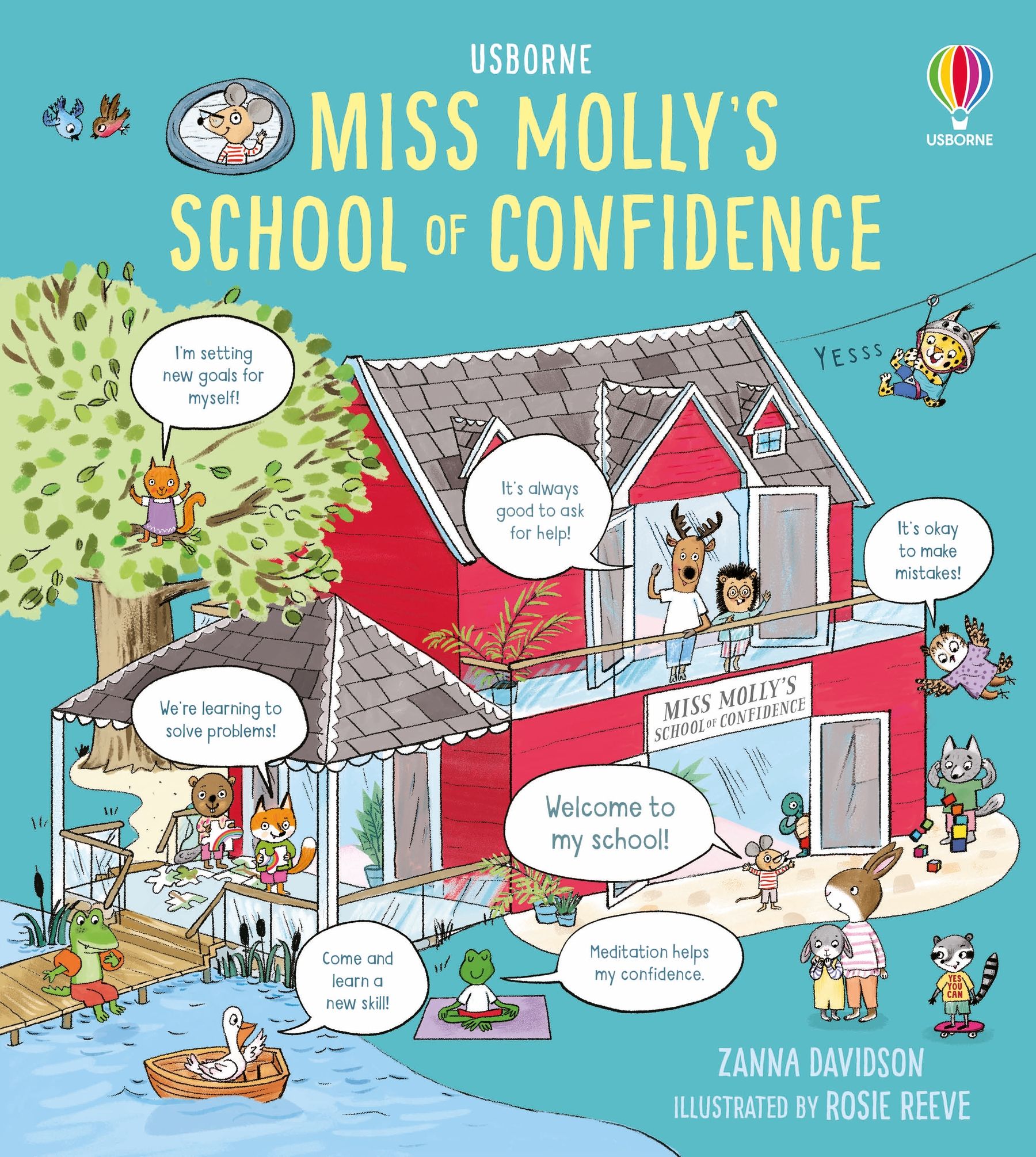 Carte pentru copii, Usborne, Miss Molly's School of Confidence, 4+ ani