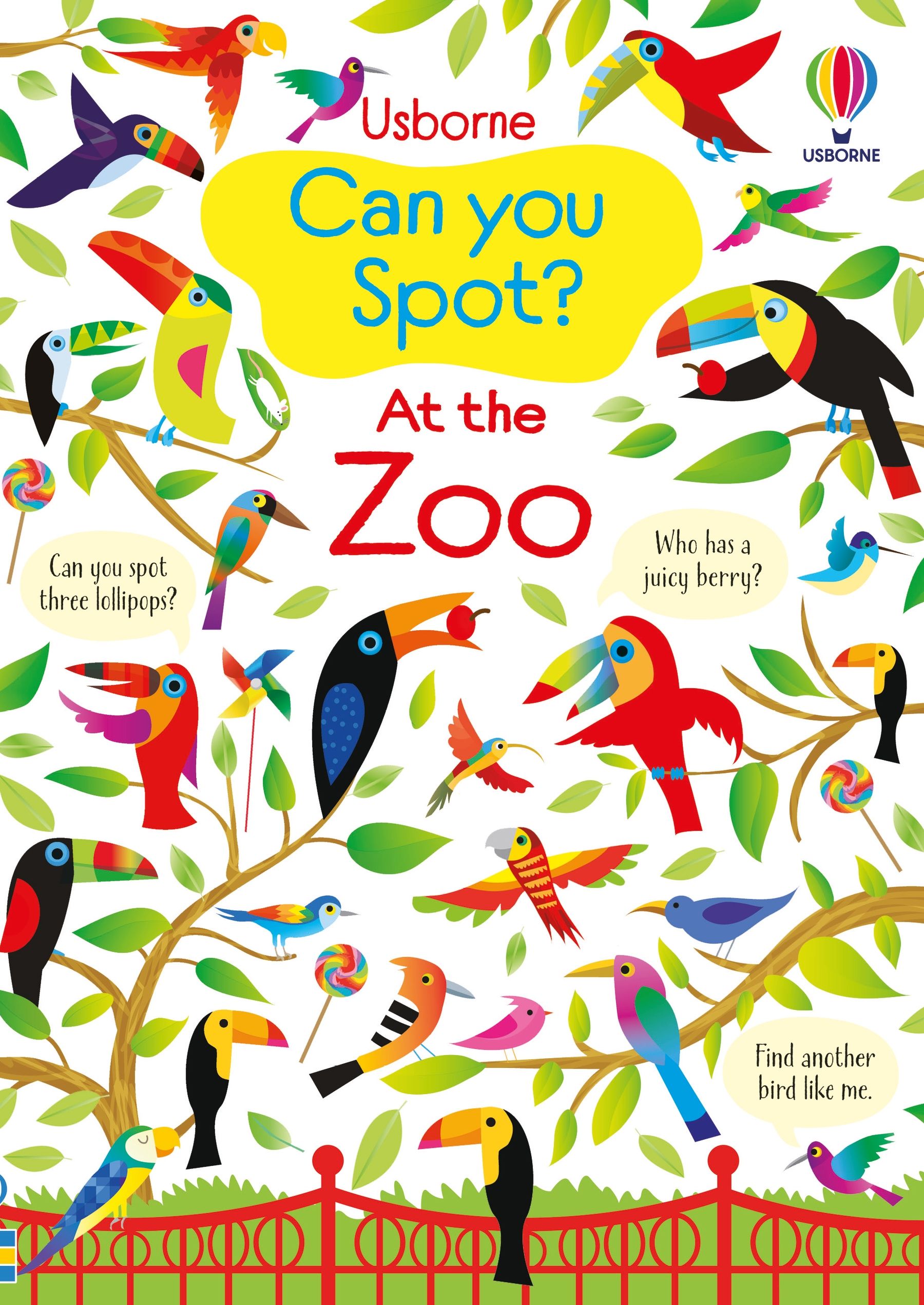 Carte pentru copii, Usborne, Can you Spot? At the Zoo, 4+ ani