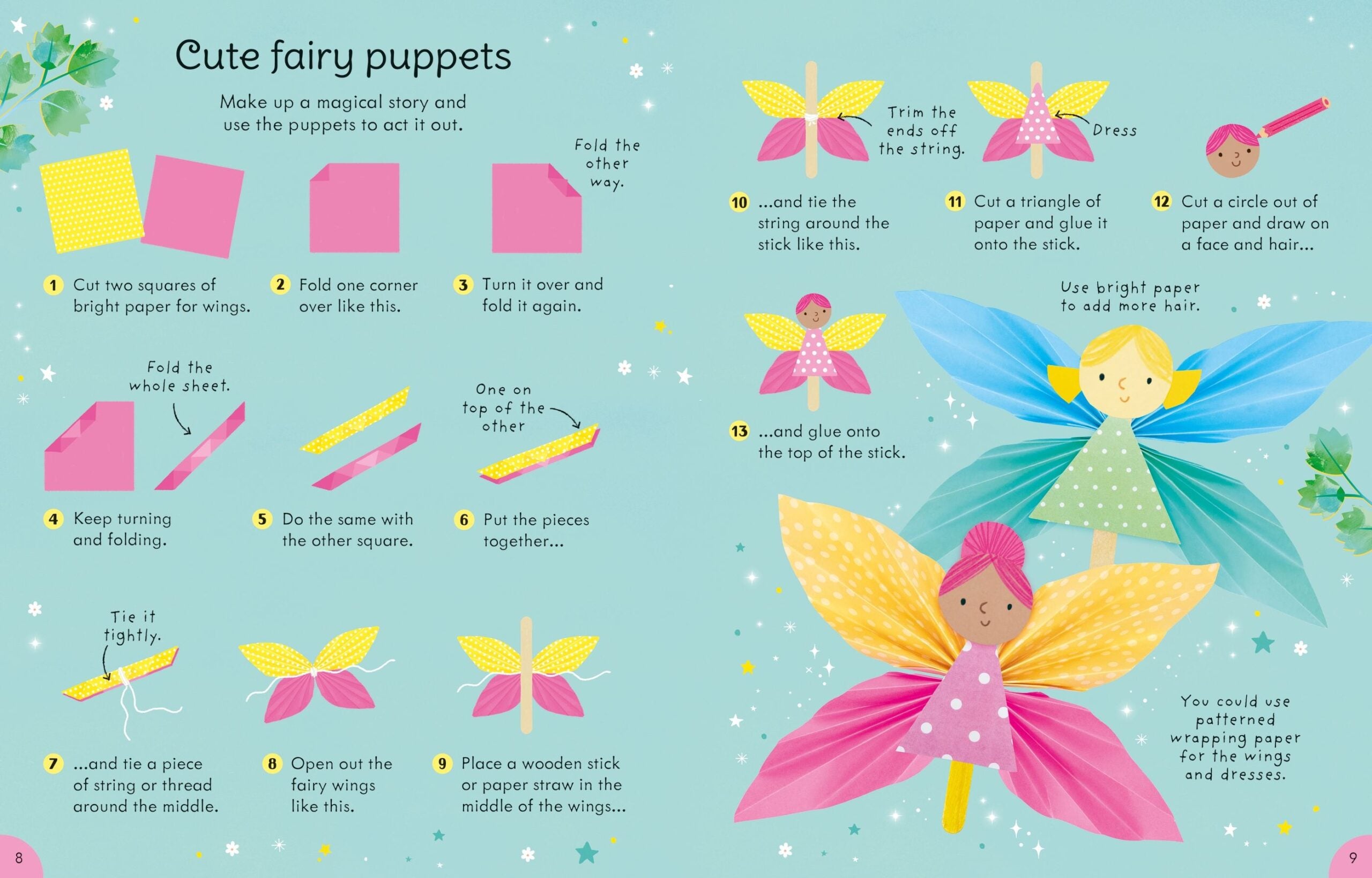 Carte pentru copii, Usborne, Fairy things to make and do, 3+ ani