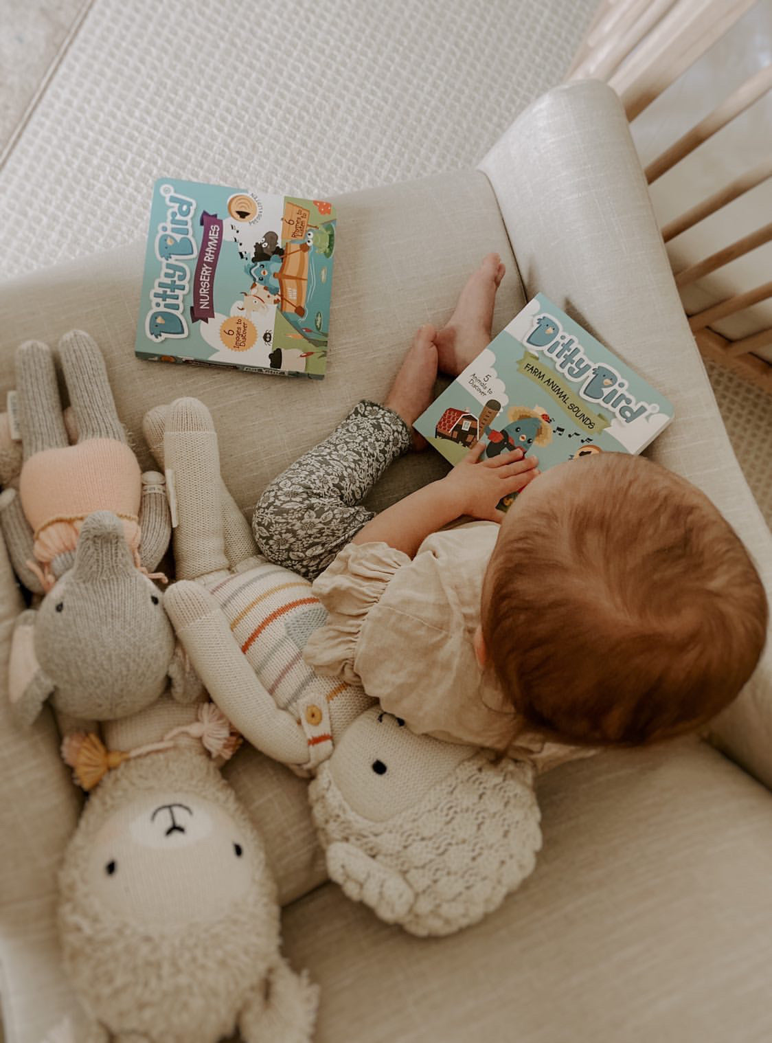 Carte pentru copii, Ditty Bird, Nursery Rhymes, 6+ luni