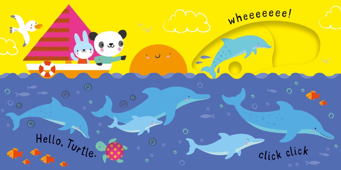 Carte pentru copii, Usborne, Slide and See Under the Sea, 0.5+ ani