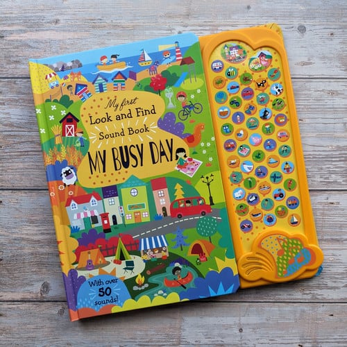 Carte pentru copii - MY FIRST LOOK & FIND SOUND BOOK - MY BUSY DAY